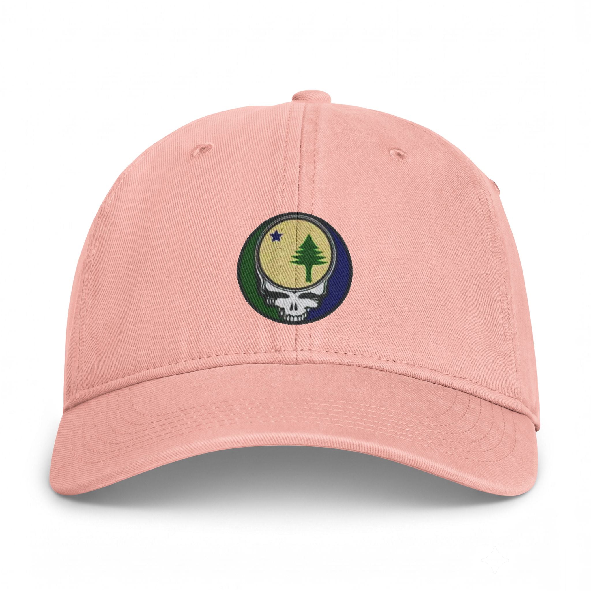 Maine Flag Stealie Cap | Grateful Dead Washed Baseball Hat