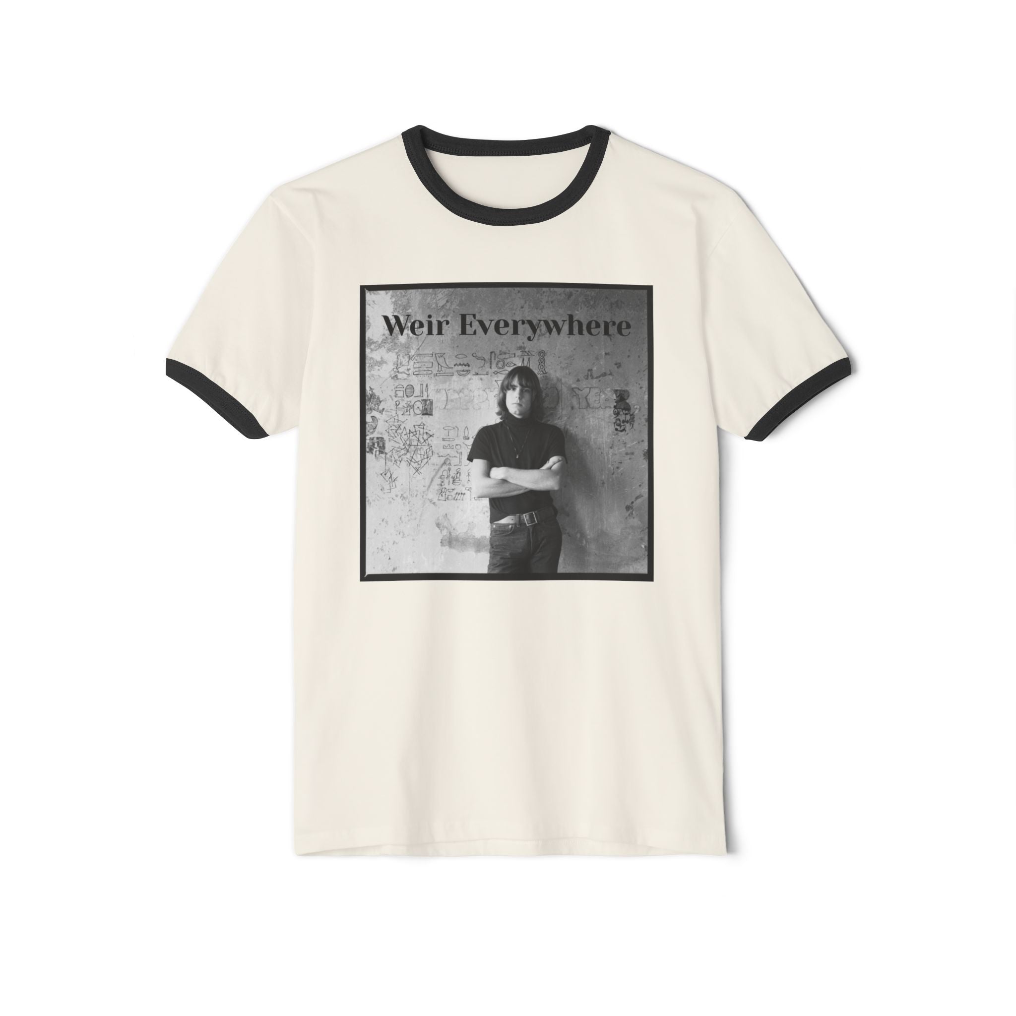 Weir Everywhere photo print T-Shirt | Ringer tee