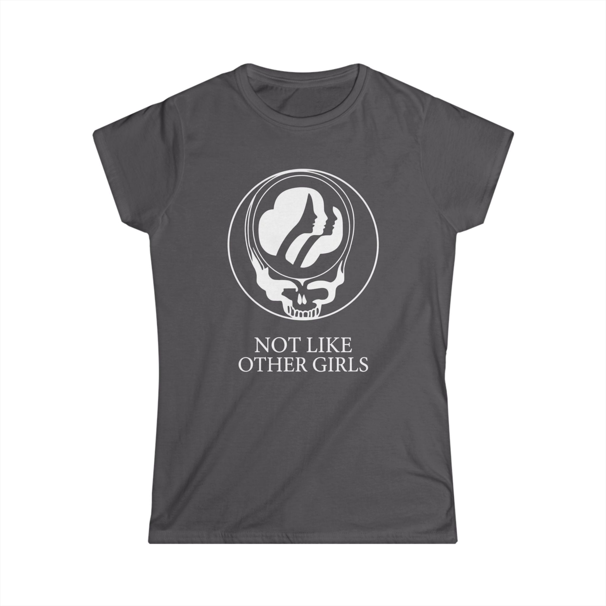 Not Like Other Girls Skull Tee | Feminine Grateful Dead Inspired Shirt