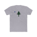 Maine State Flag Pine Tree and Star T-Shirt | Minimal Nature Tee