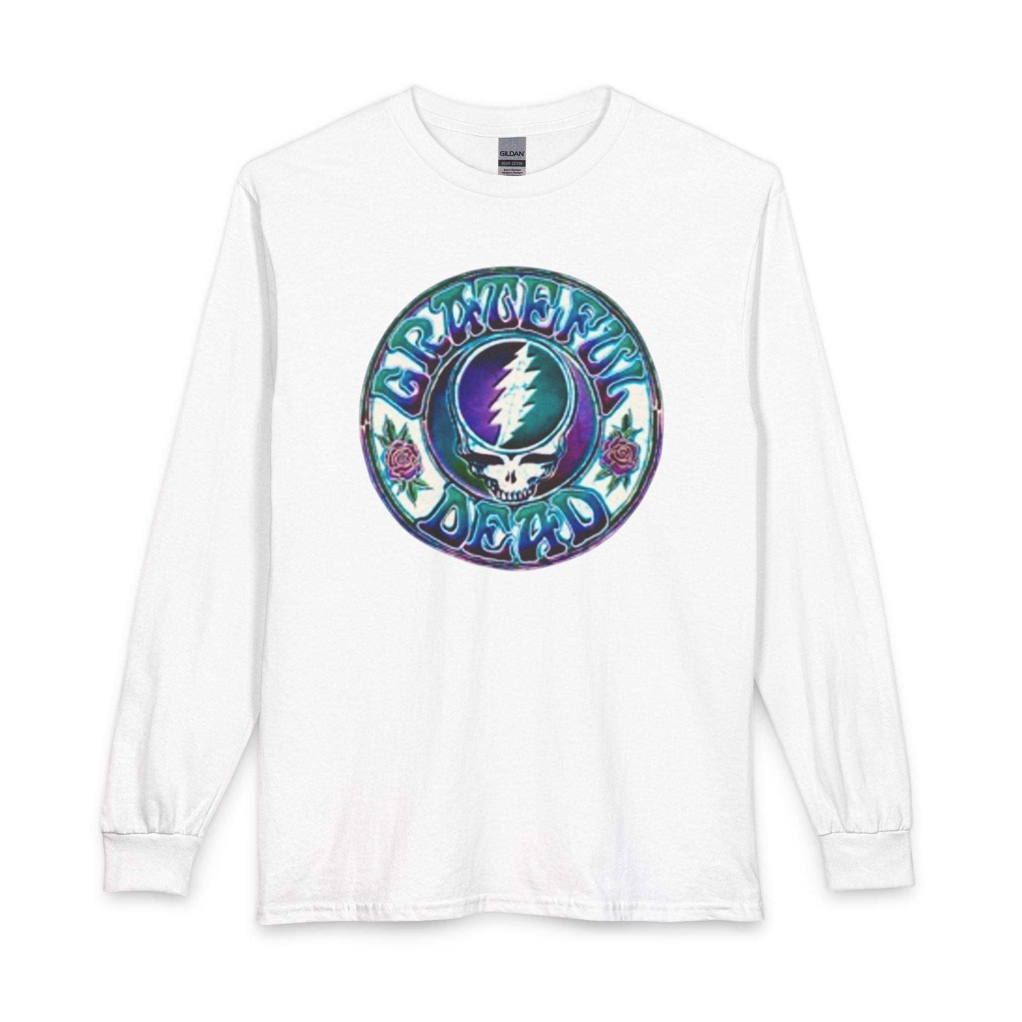 Grateful Dead Steal Your Face Logo Long Sleeve Tee | Psychedelic Band Shirt