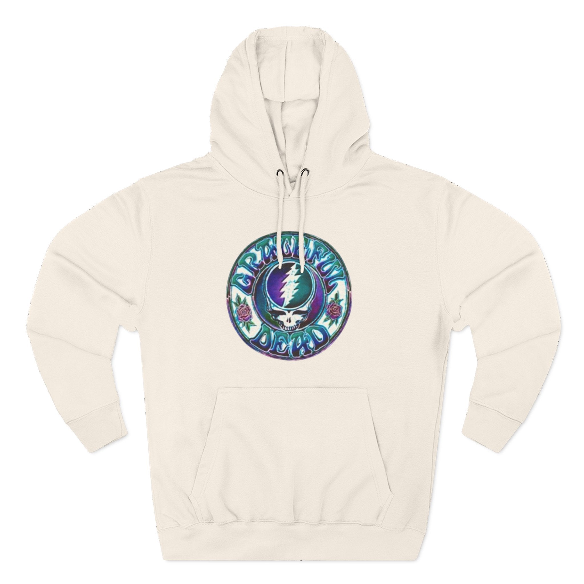 Grateful Dead Steal Your Face skull hoodie | Three-Panel Fleece Hoodie