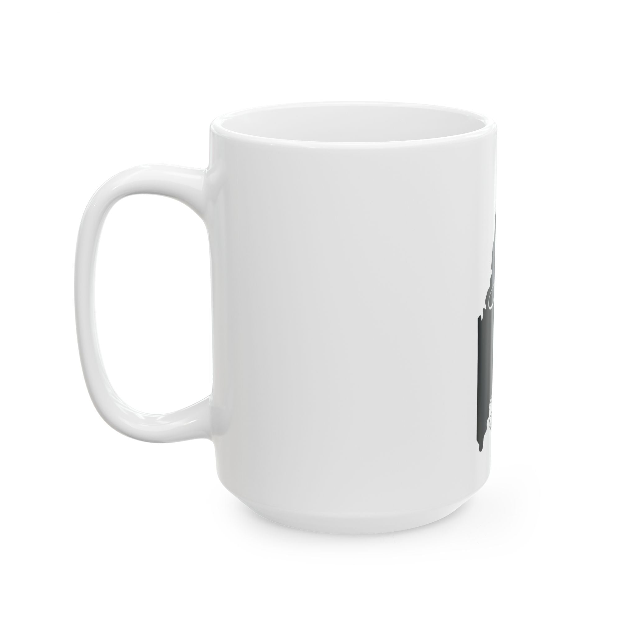 Maine silhouette state map Mug | Maine script typography ceramic mug