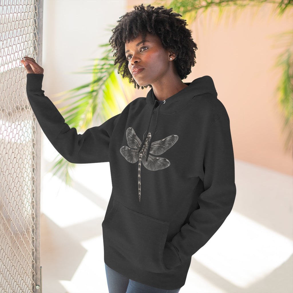 Dragonfly Graphic Fleece Hoodie