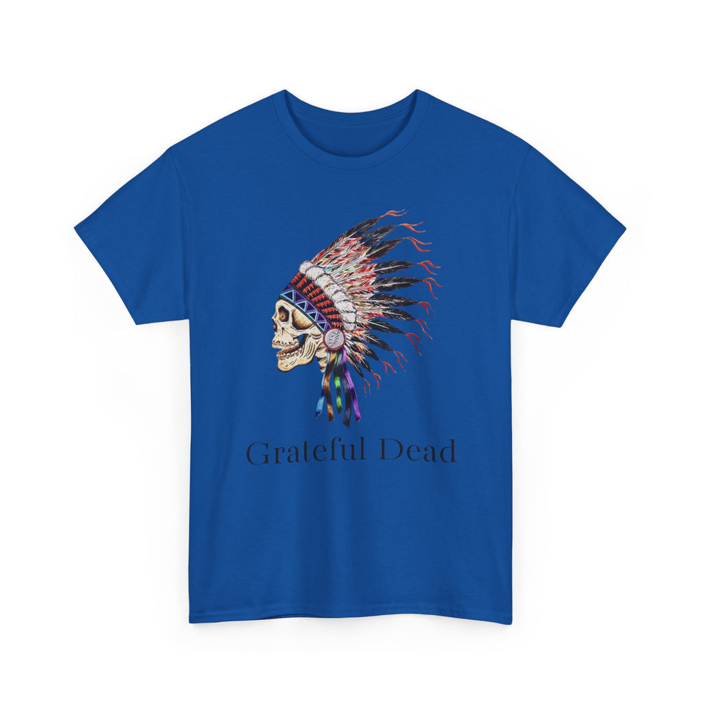 Grateful Dead Skull with Native Headdress T-Shirt | Band Tee