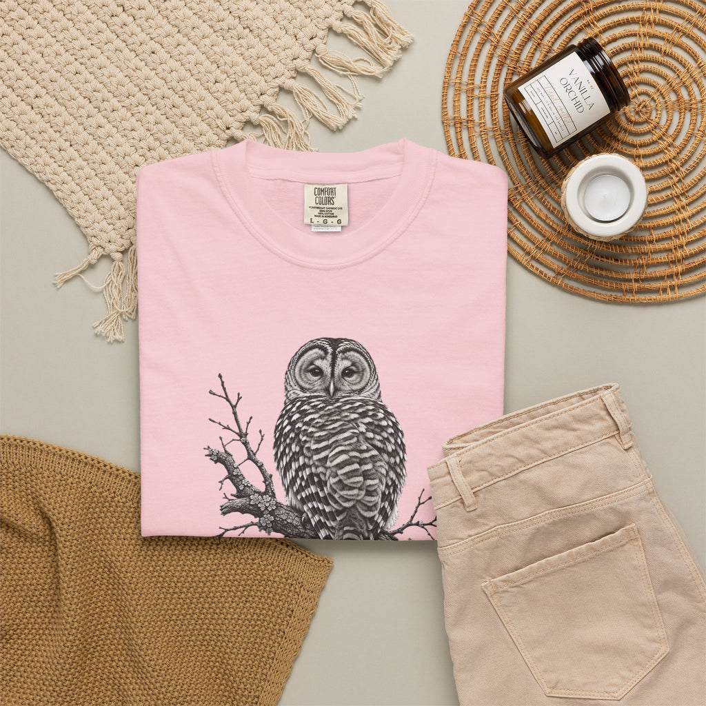 Barred Owl Vintage Bird T-Shirt