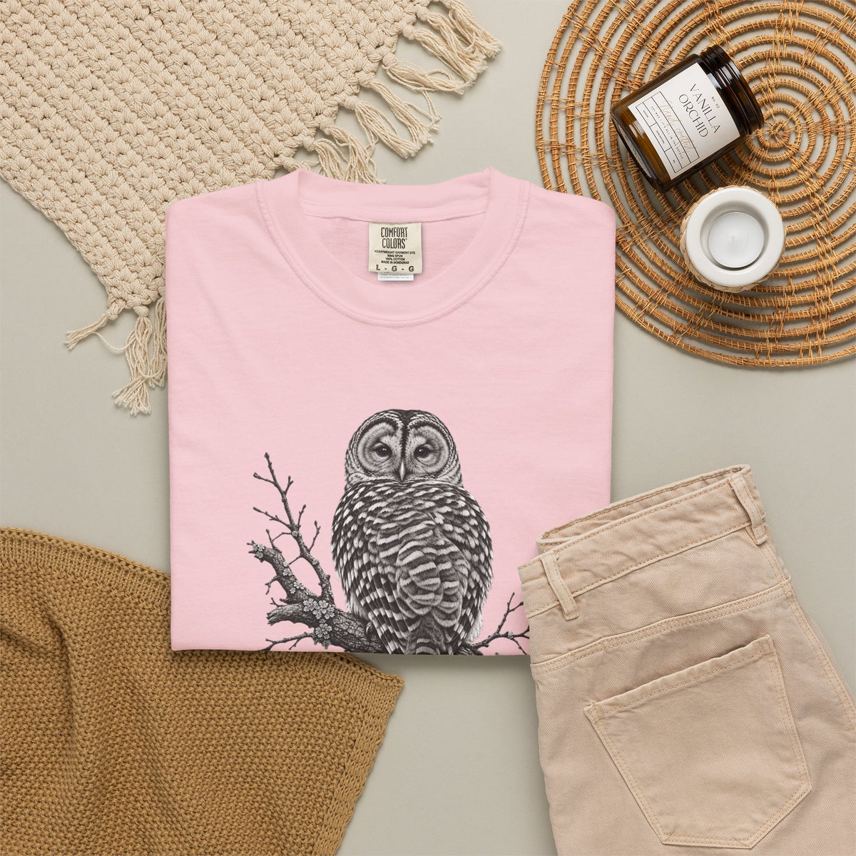 Barred Owl Vintage Bird T-Shirt