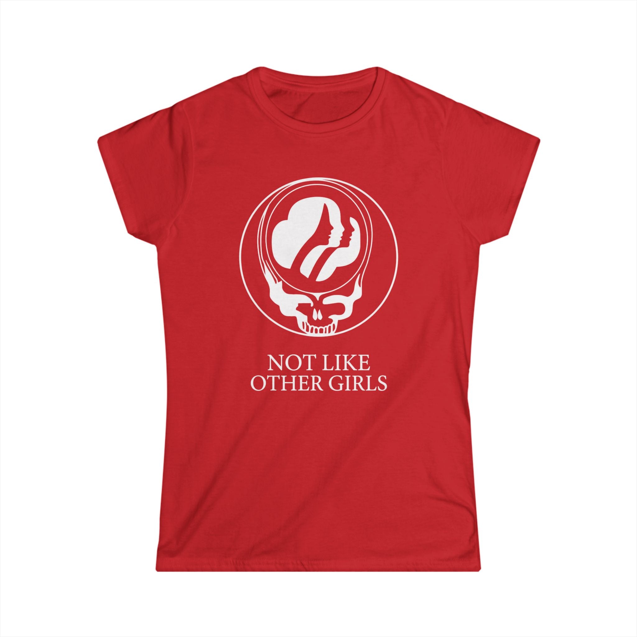 Not Like Other Girls Skull Tee | Feminine Grateful Dead Inspired Shirt
