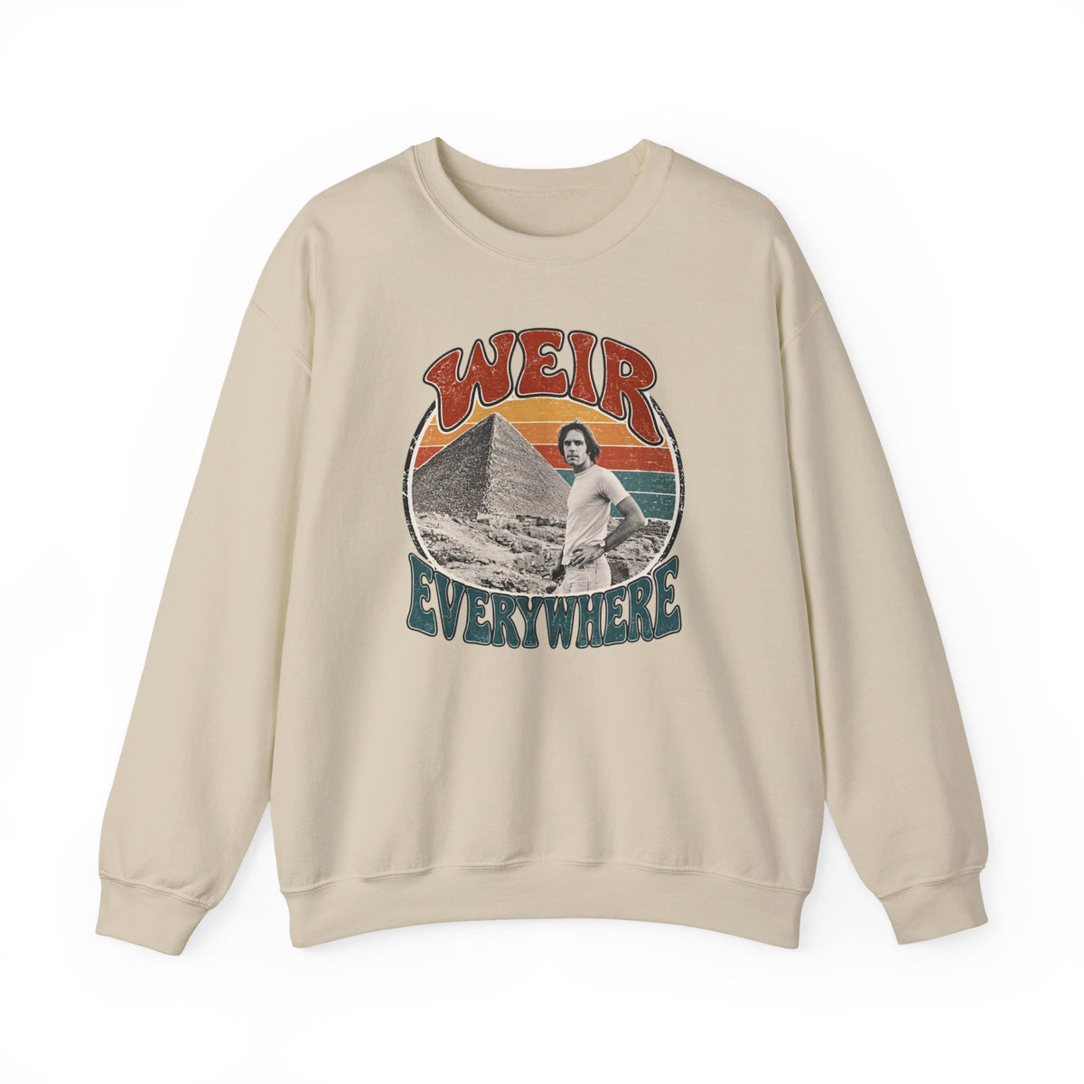 Weir Everywhere vintage pyramid Bobby graphic sweatshirt