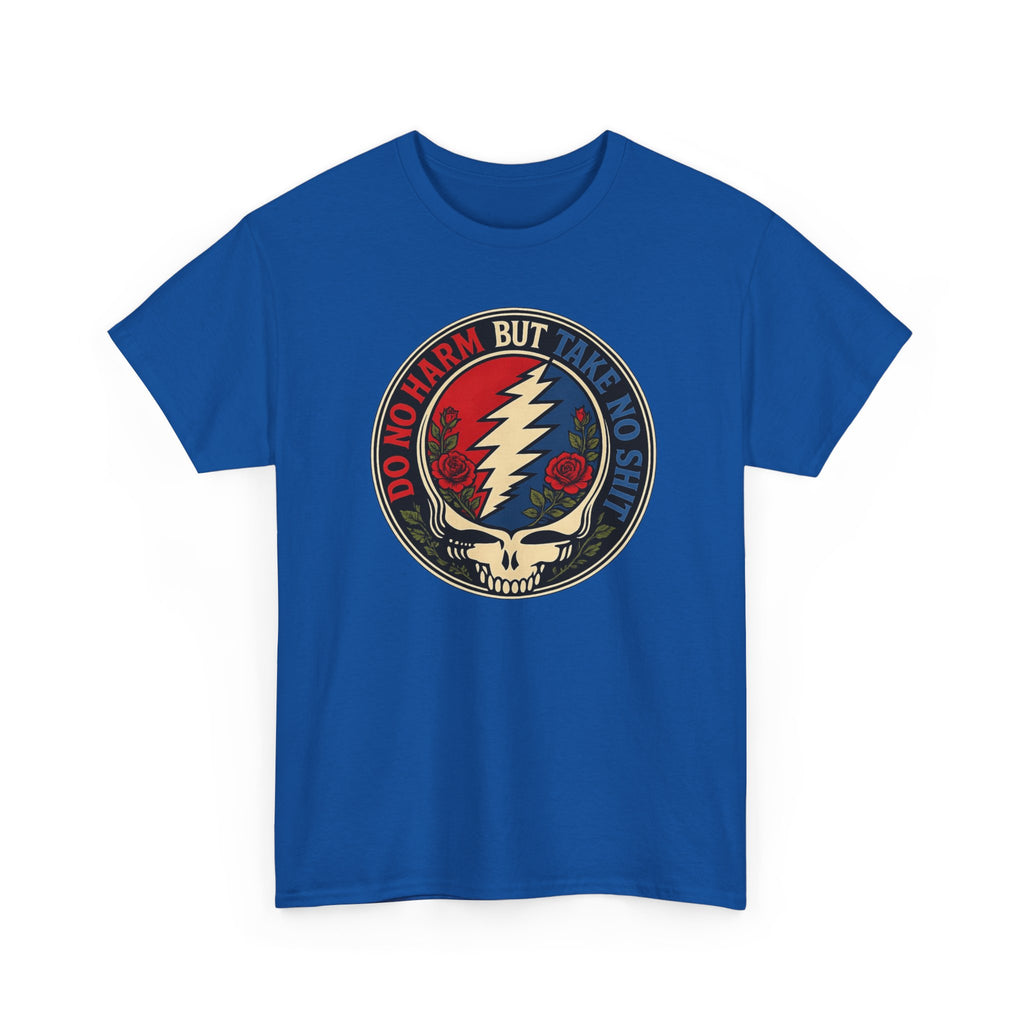 Steal Your Face Skull lightning bolt T-Shirt | Psychedelic band skull tee