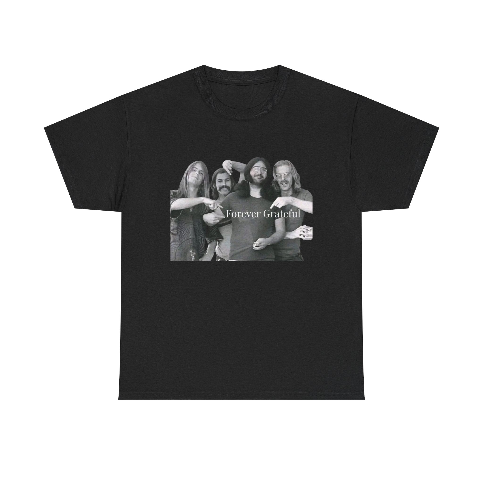 Forever Grateful band photo T-Shirt | Vintage Grateful Dead tee