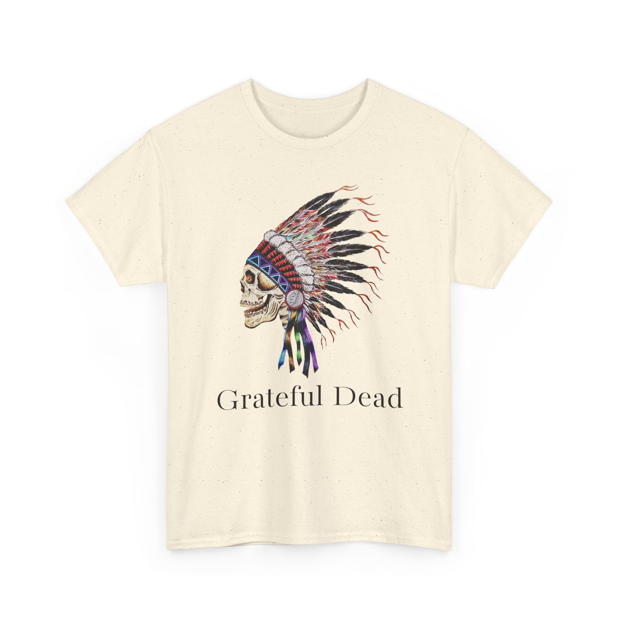 Grateful Dead Skull with Native Headdress T-Shirt | Band Tee