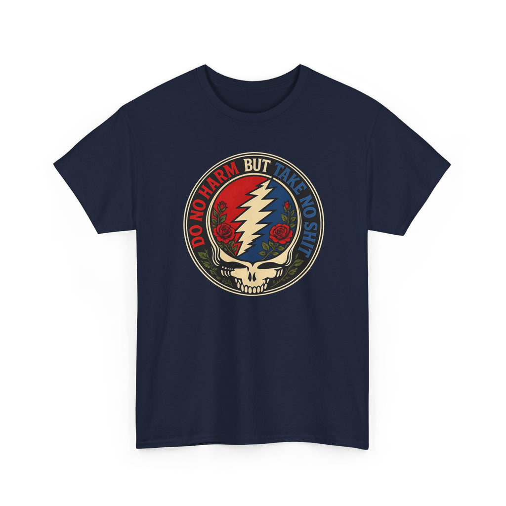 Steal Your Face Skull lightning bolt T-Shirt | Psychedelic band skull tee