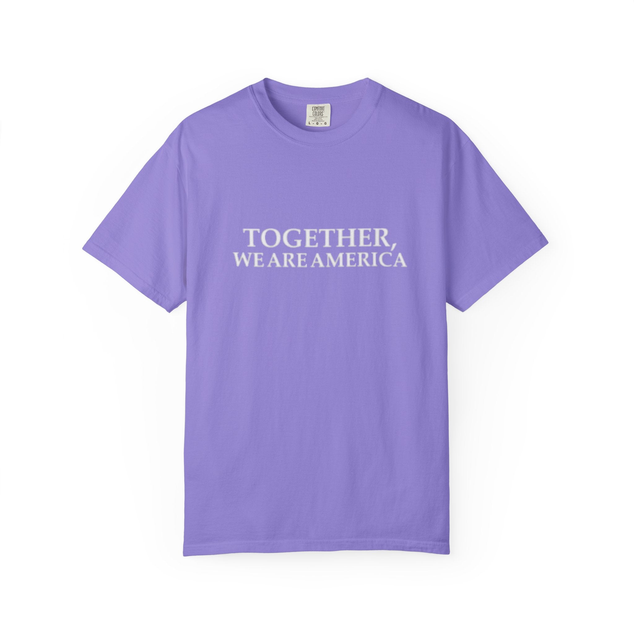 Together We Are America T-shirt | Patriotic Unity Text Tee