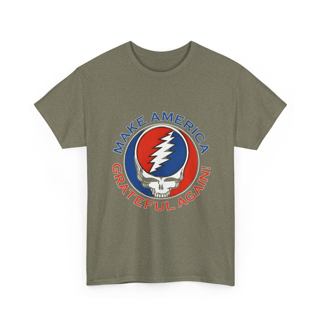 Grateful Dead Inspired Tee - Make America Grateful Again, Vintage Band T-Shirt, Unisex Graphic Tee, Festival Apparel, Music Lover Gift