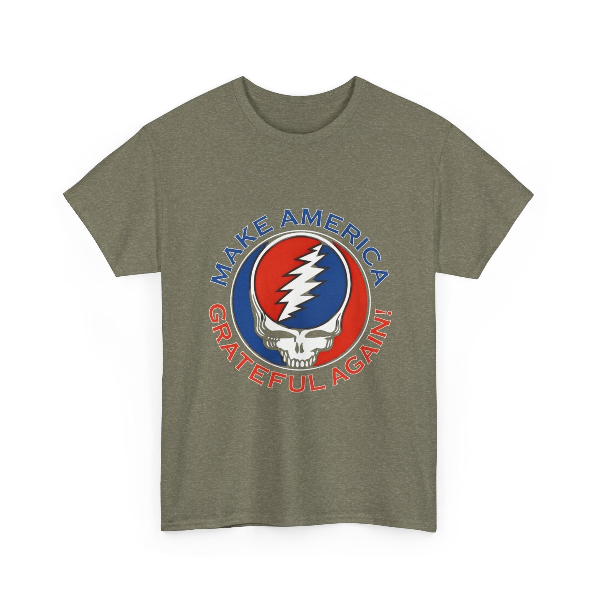 Grateful Dead Inspired Tee - Make America Grateful Again, Vintage Band T-Shirt, Unisex Graphic Tee, Festival Apparel, Music Lover Gift