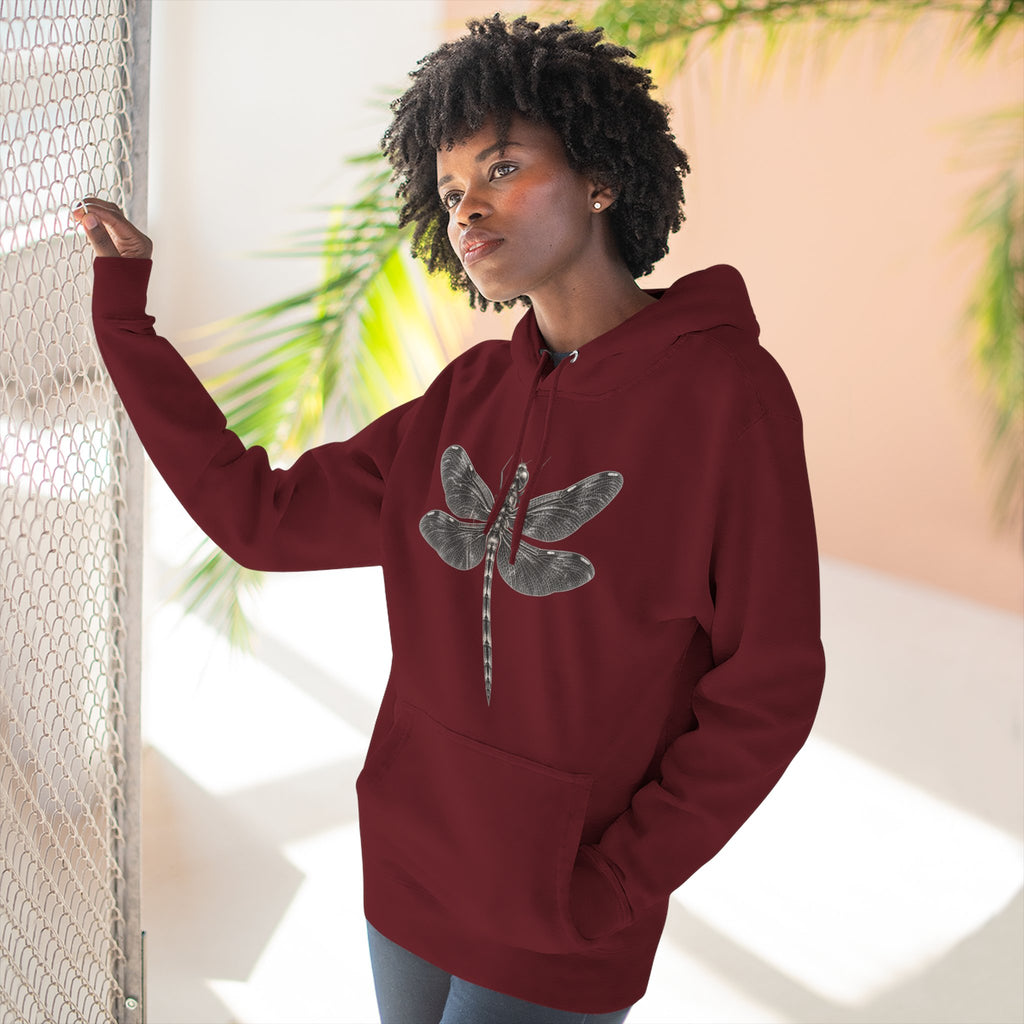Dragonfly Graphic Fleece Hoodie