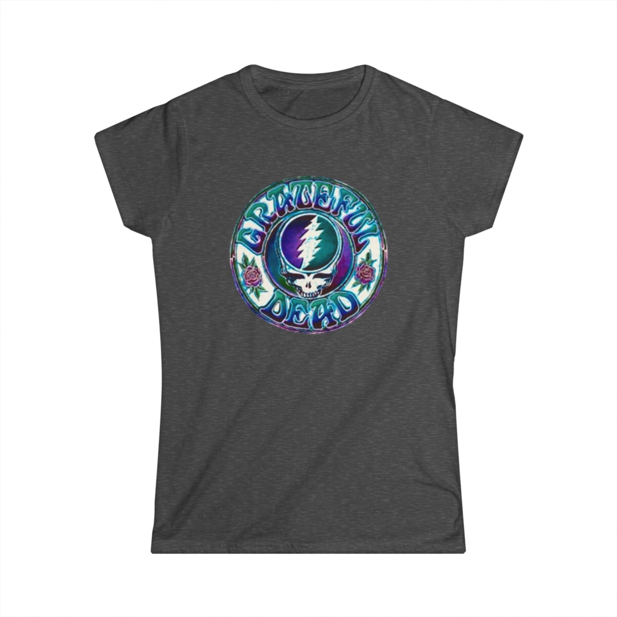 Grateful Dead Steal Your Face Skull tee | Women's T-Shirt, Psychedelic Tour Logo