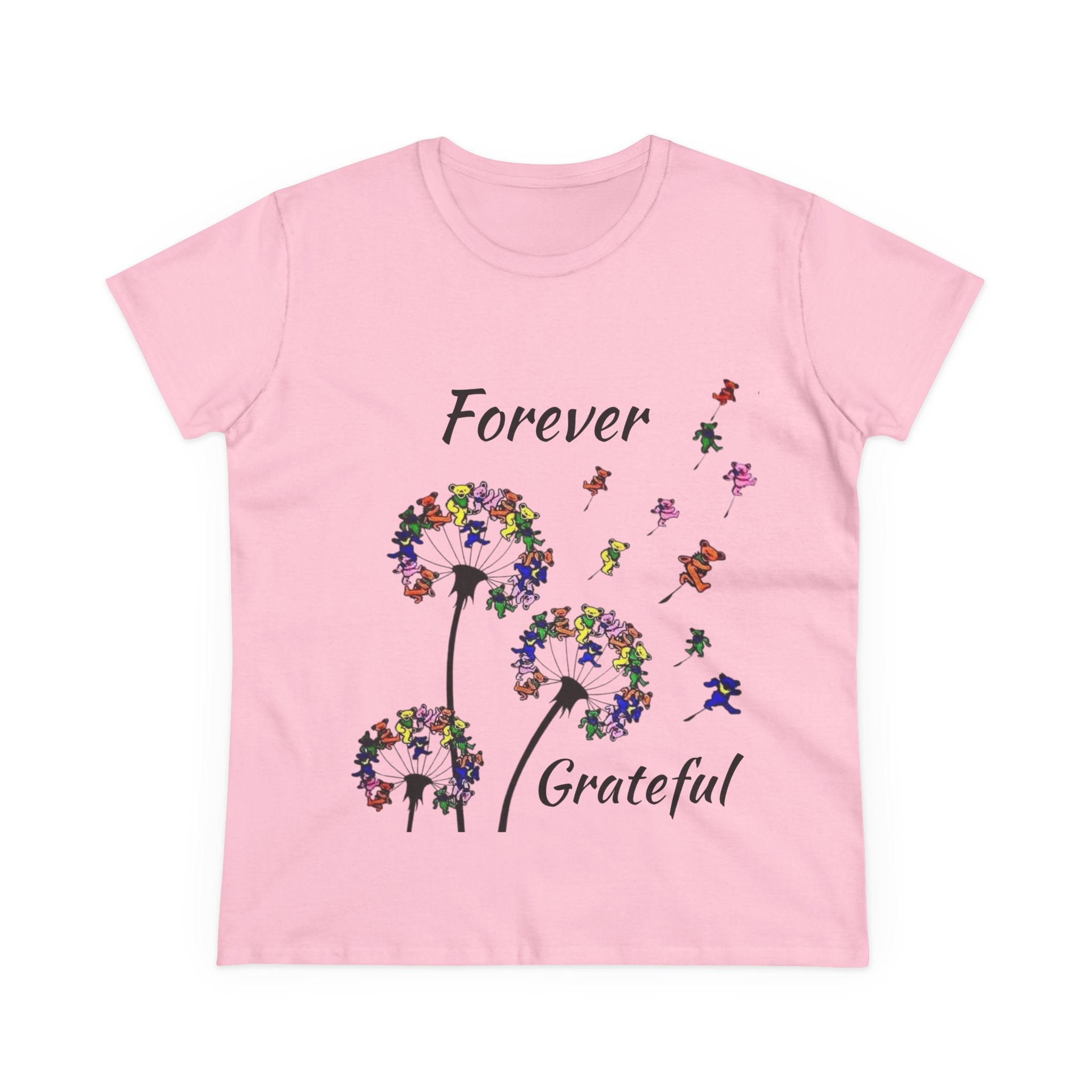 Forever Grateful Dandelion Tee | Grateful Dead Dancing Bears T-Shirt