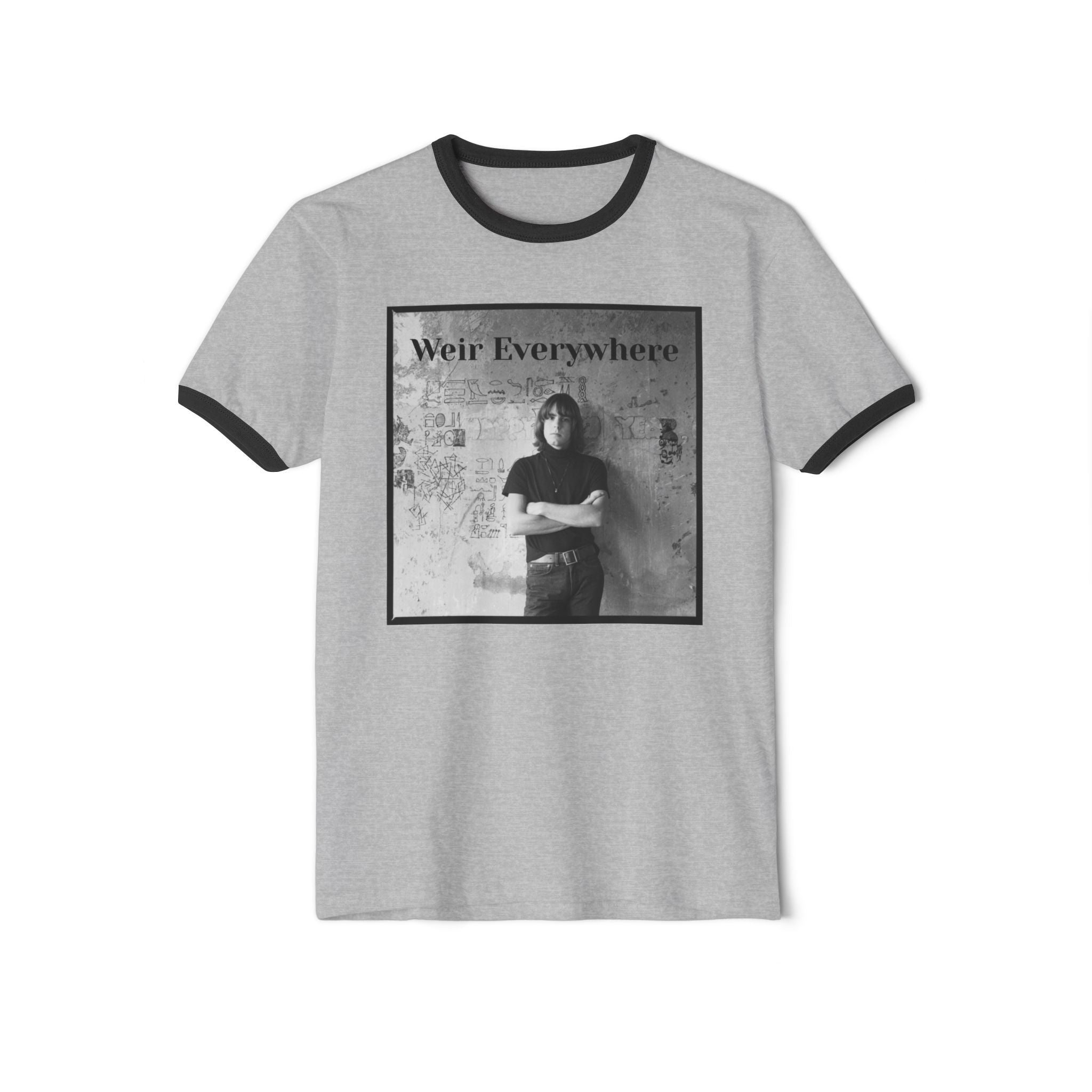 Weir Everywhere photo print T-Shirt | Ringer tee