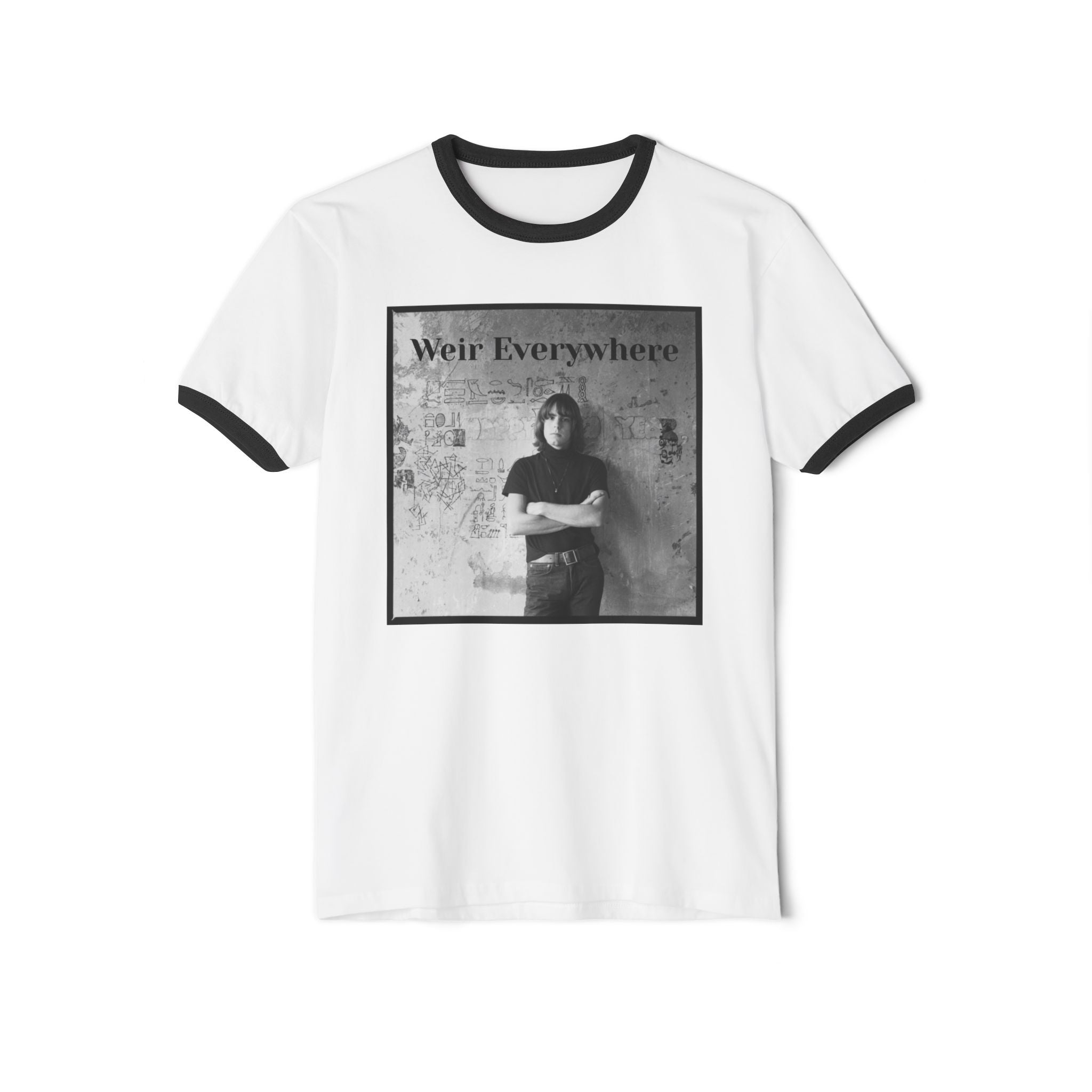 Weir Everywhere photo print T-Shirt | Ringer tee