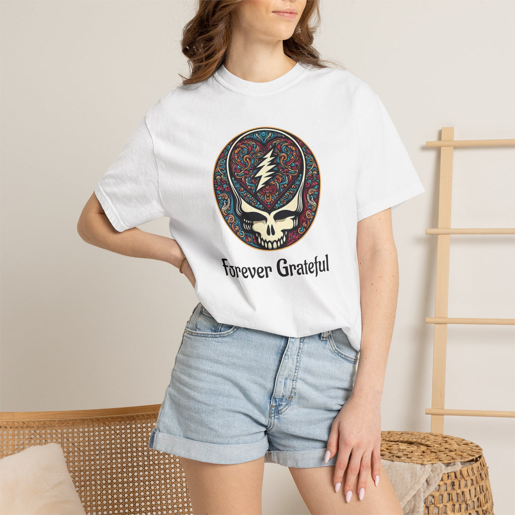 Forever Grateful Steal Your Face T-Shirt | Grateful Dead band tee