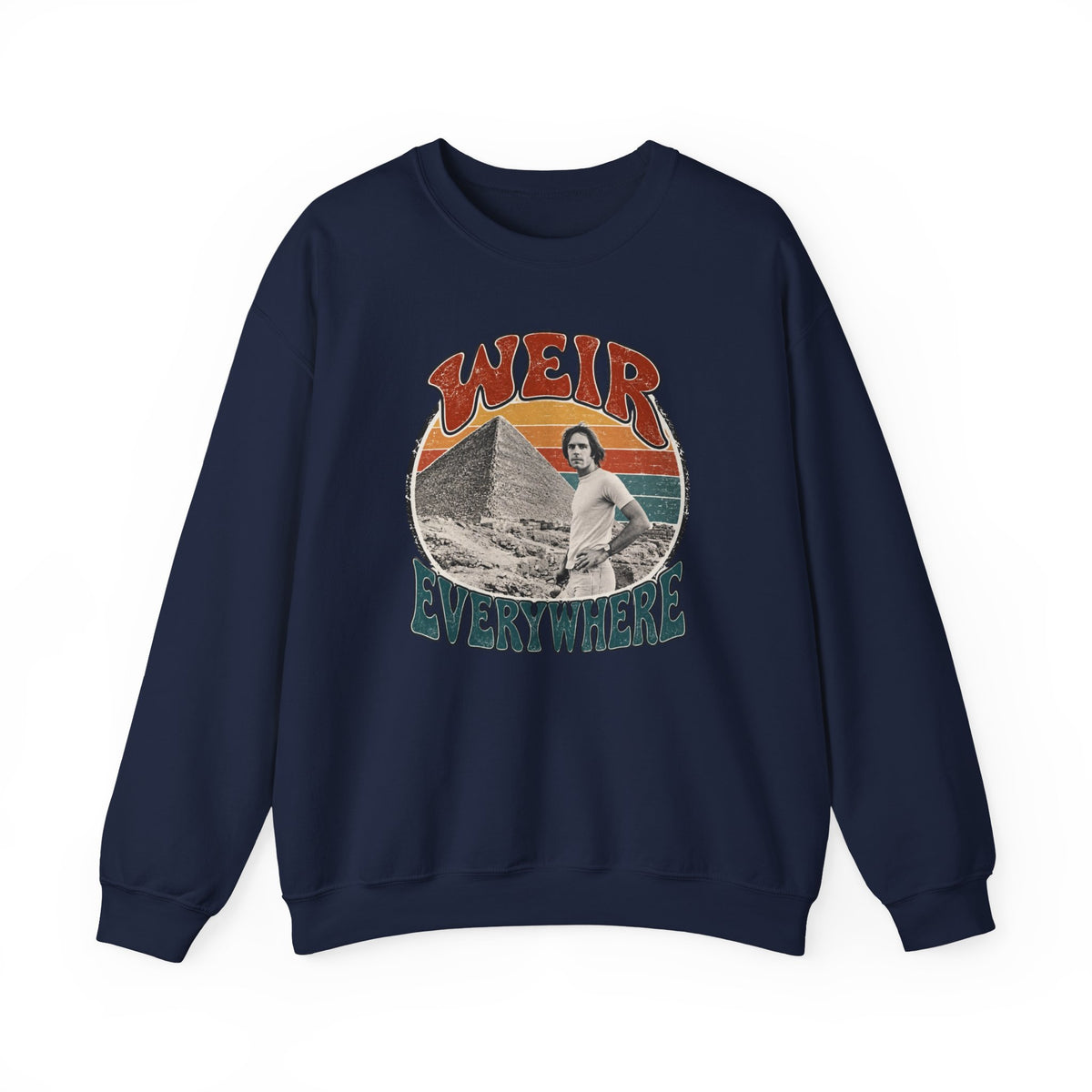 Weir Everywhere vintage pyramid Bobby graphic sweatshirt