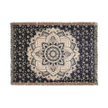 Mandala Woven Blanket — Boho Decorative Throw for Living Room & Bedroom
