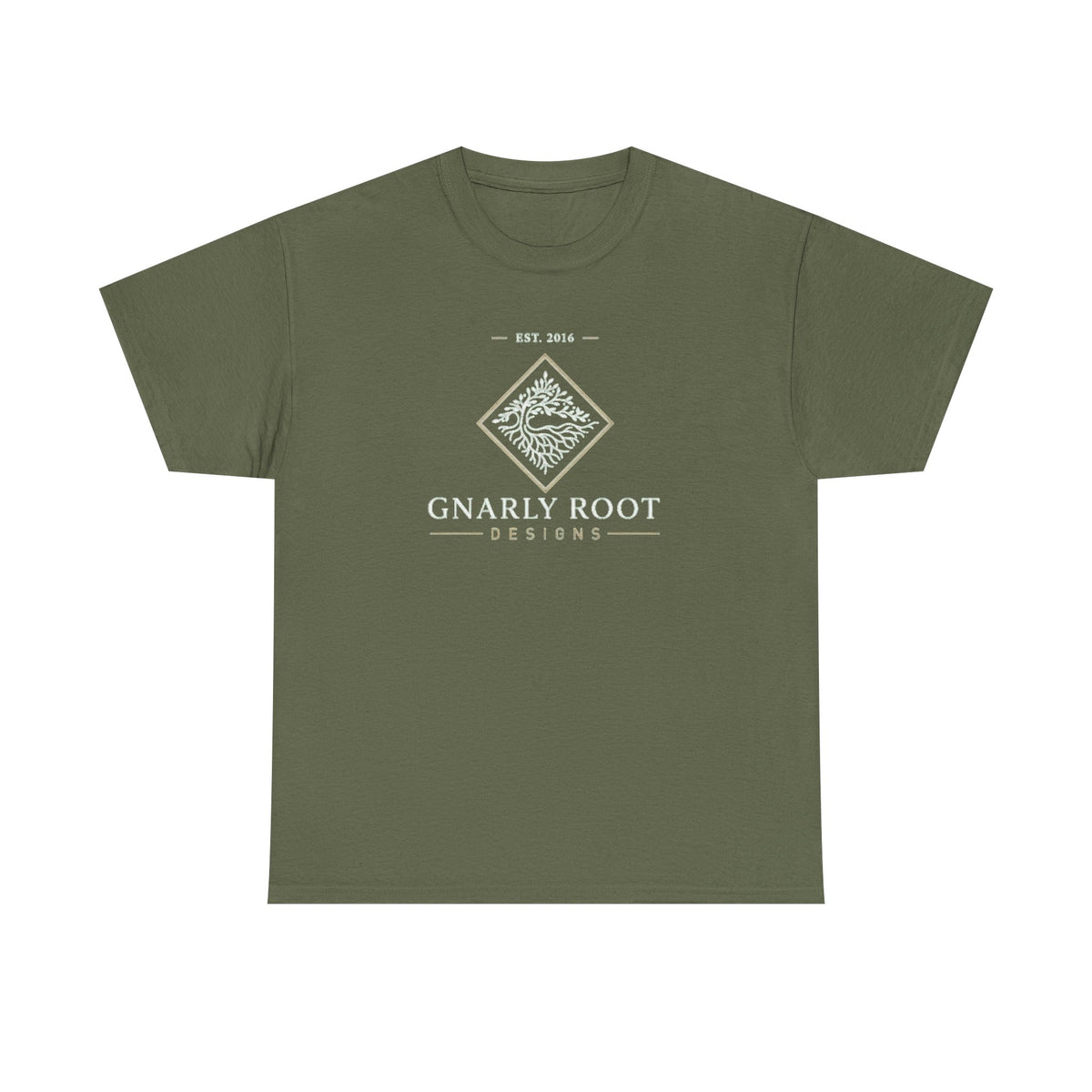 Gnarly Root logo tee | Graphic T-Shirt, botanical root illustration