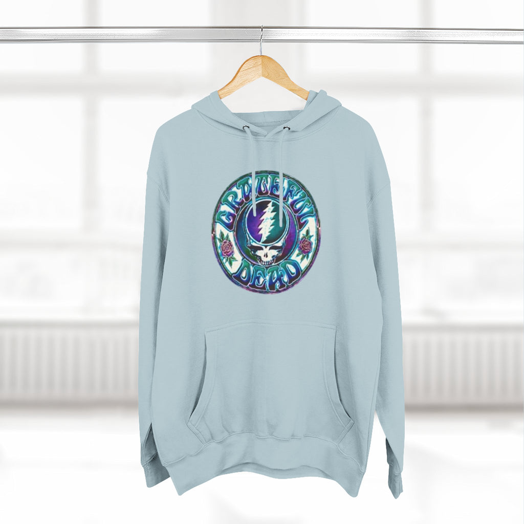 Grateful Dead Steal Your Face skull hoodie | Three-Panel Fleece Hoodie