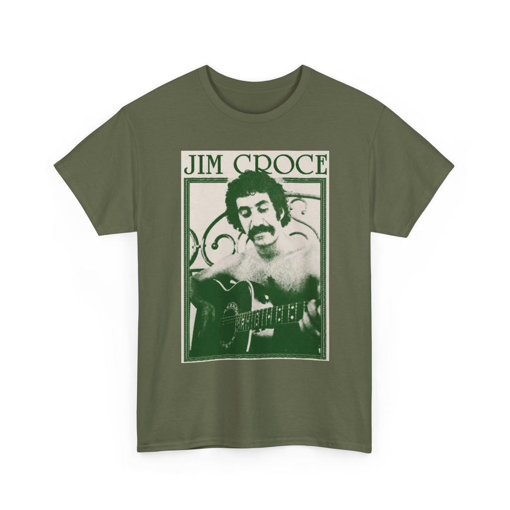 Jim Croce Guitar Music Tee | Retro Music T-Shirt