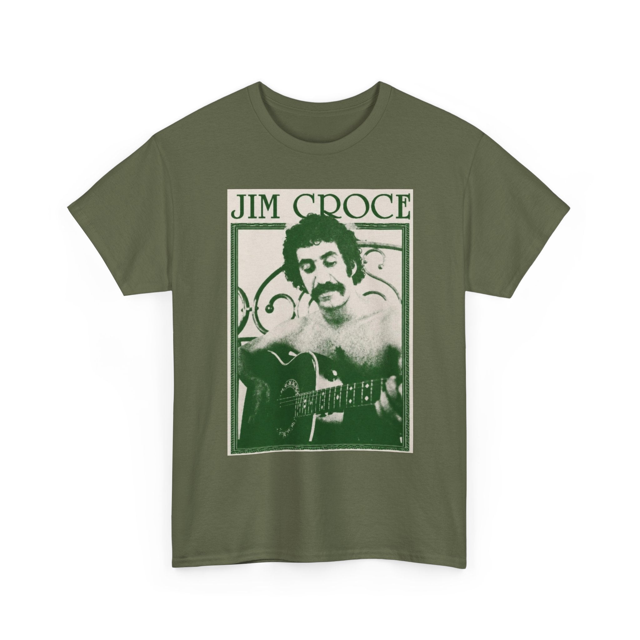 Jim Croce Guitar Music Tee | Retro Music T-Shirt