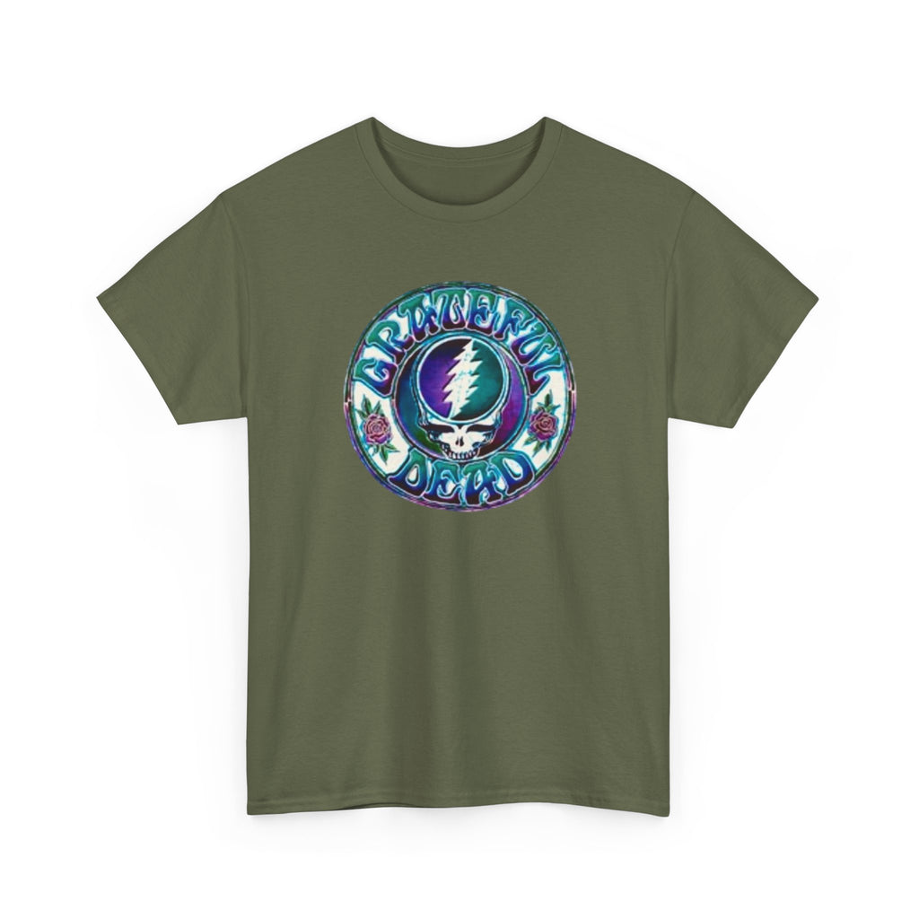 Grateful Dead Steal Your Face Circle Graphic Tee | Band Logo Shirt