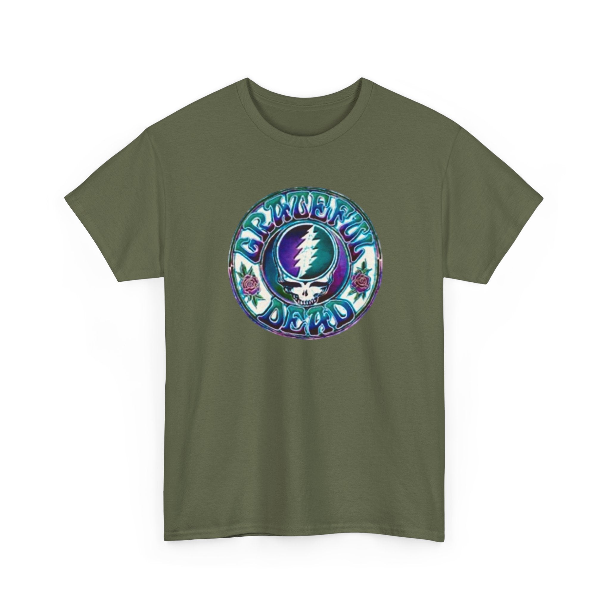 Grateful Dead Steal Your Face Circle Graphic Tee | Band Logo Shirt