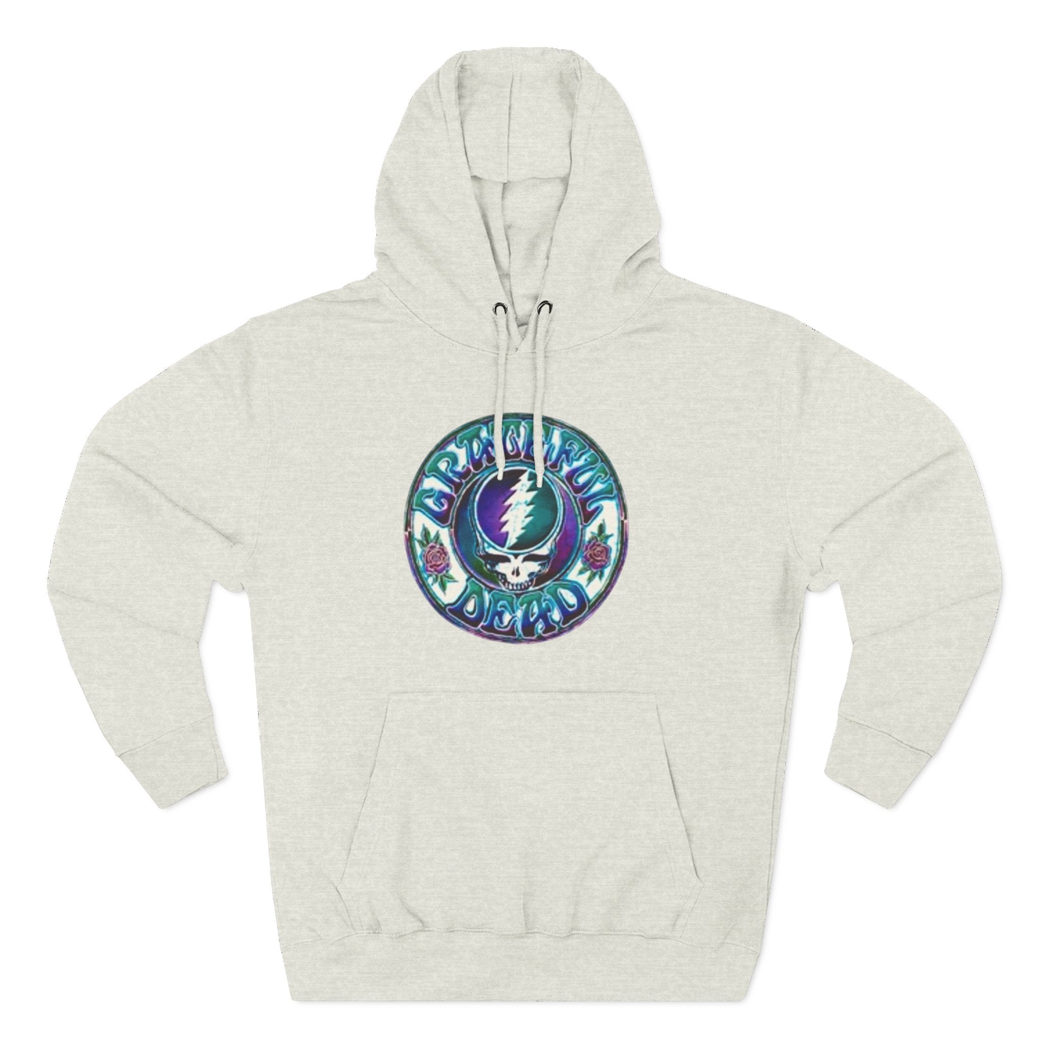 Grateful Dead Steal Your Face skull hoodie | Three-Panel Fleece Hoodie