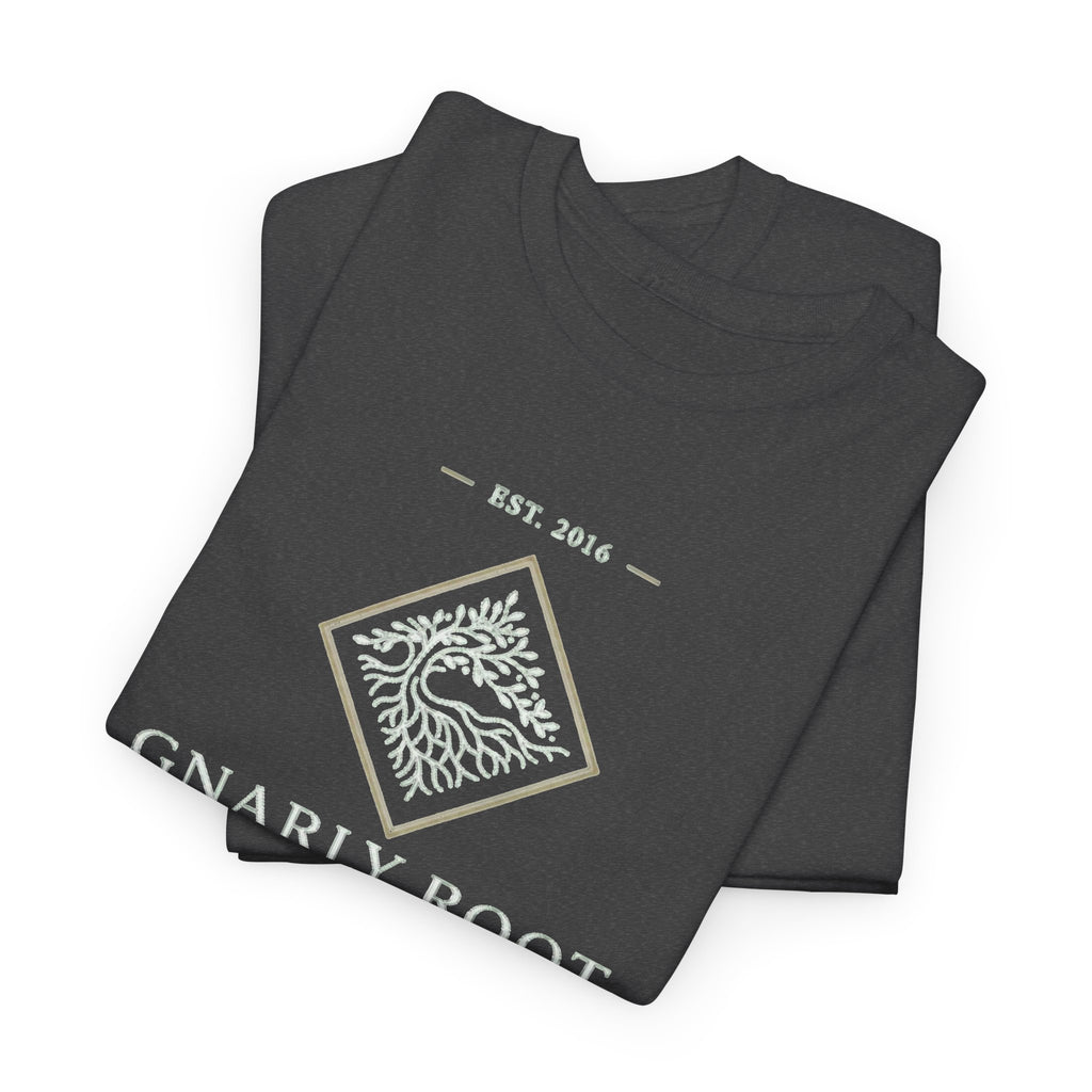 Gnarly Root logo tee | Graphic T-Shirt, botanical root illustration