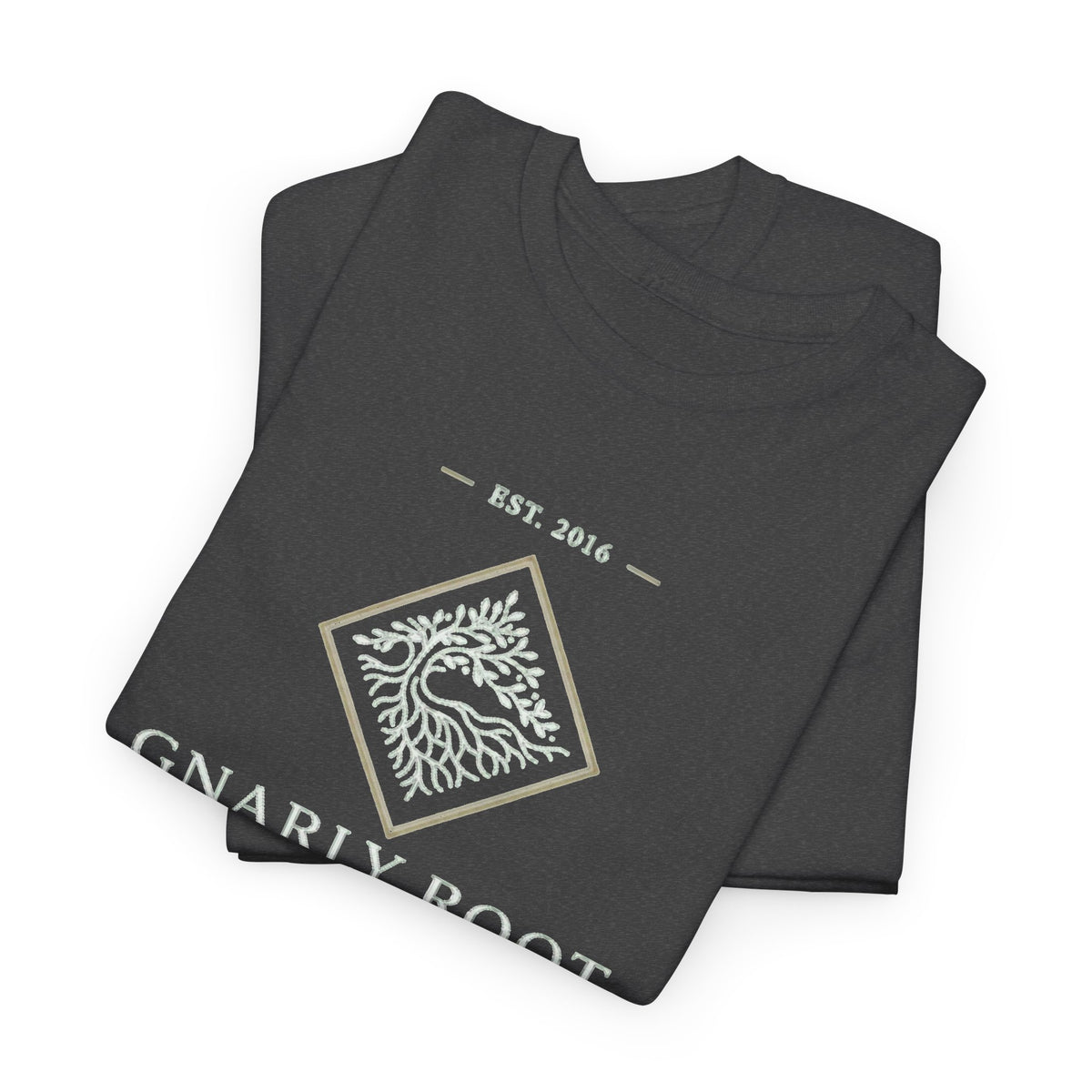 Gnarly Root logo tee | Graphic T-Shirt, botanical root illustration