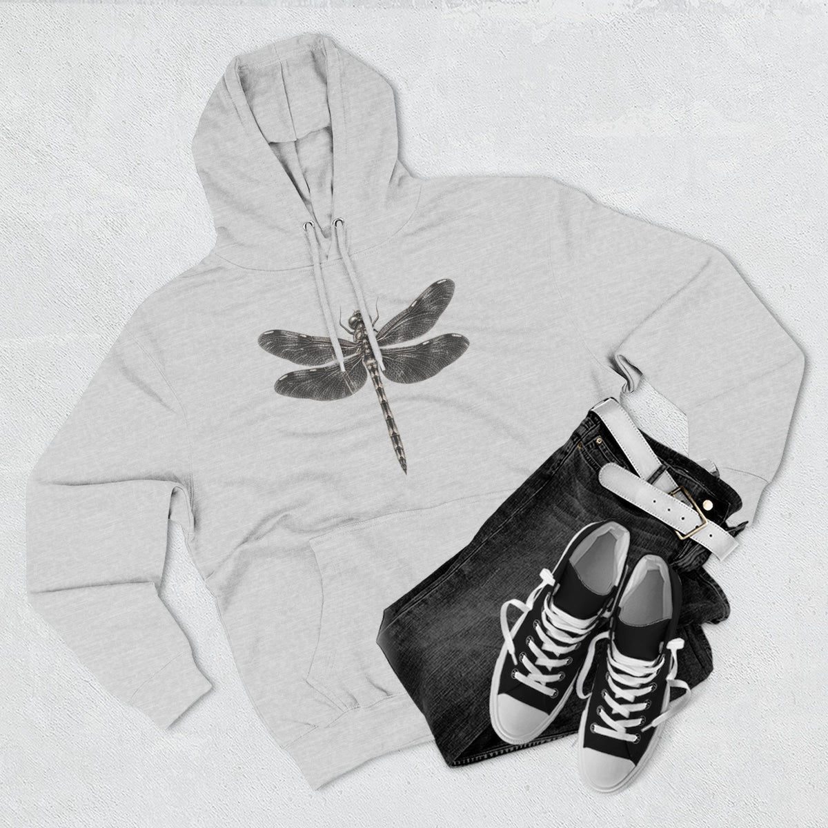 Dragonfly Graphic Fleece Hoodie