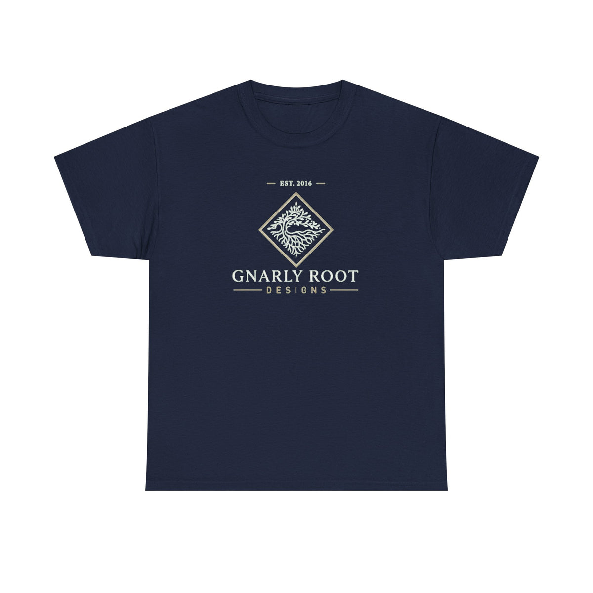 Gnarly Root logo tee | Graphic T-Shirt, botanical root illustration