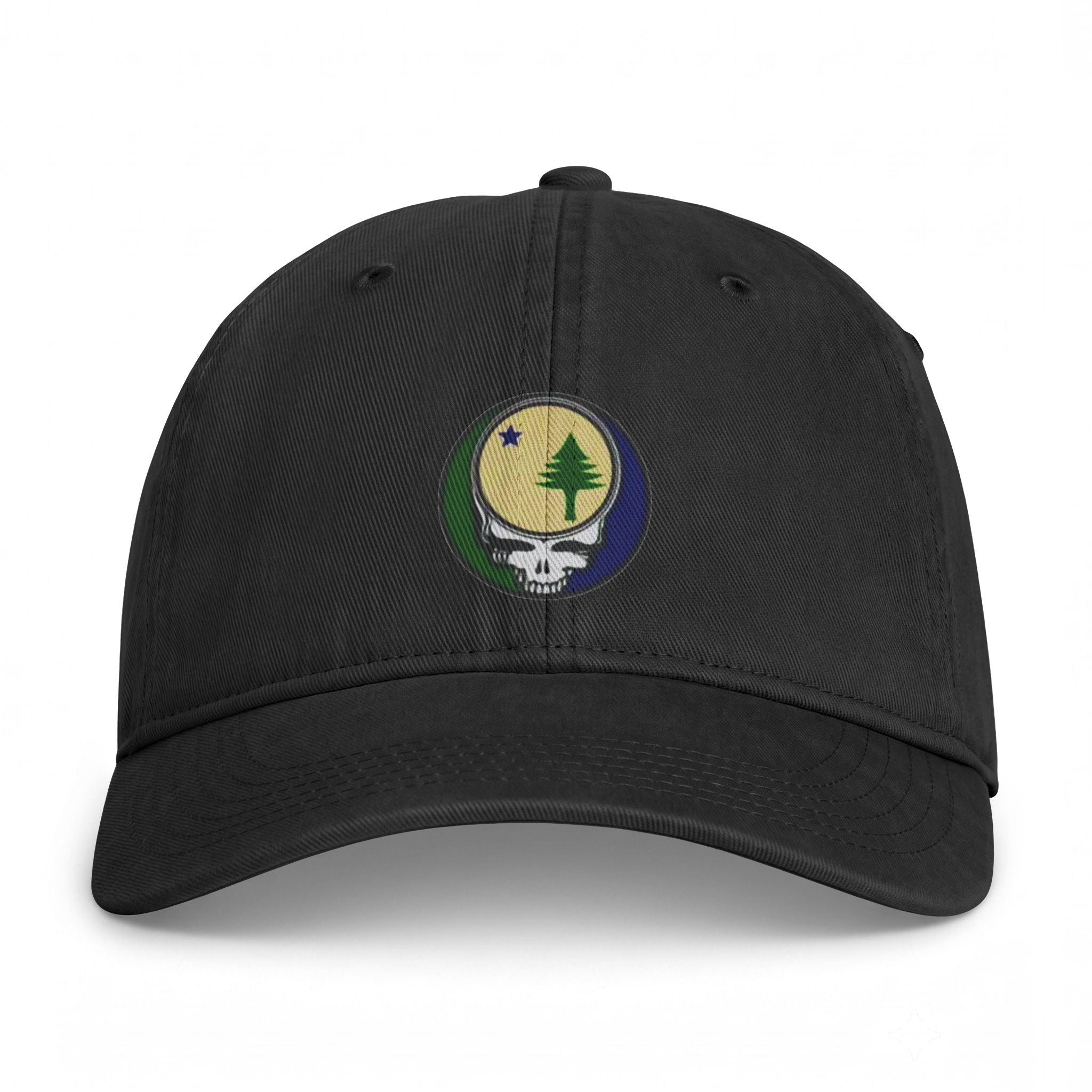 Maine Flag Stealie Cap | Grateful Dead Washed Baseball Hat