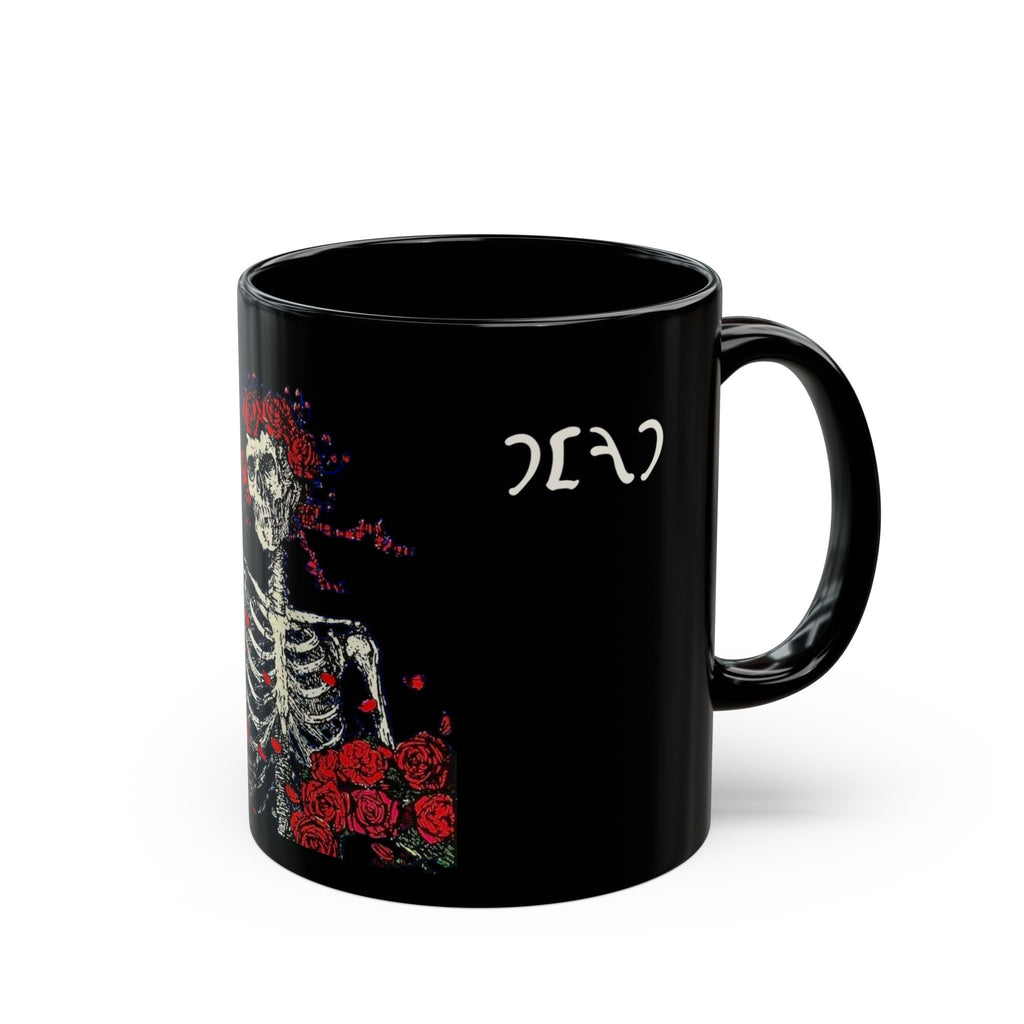 Grateful Dead Skull & Roses Mug | Black Dead Coffee Cup