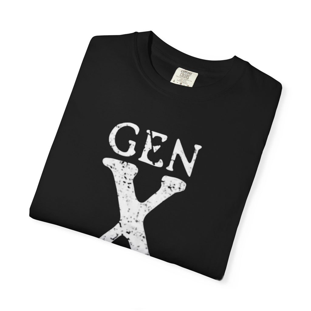 GEN X faded logo T-shirt | Vintage GenX graphic tee