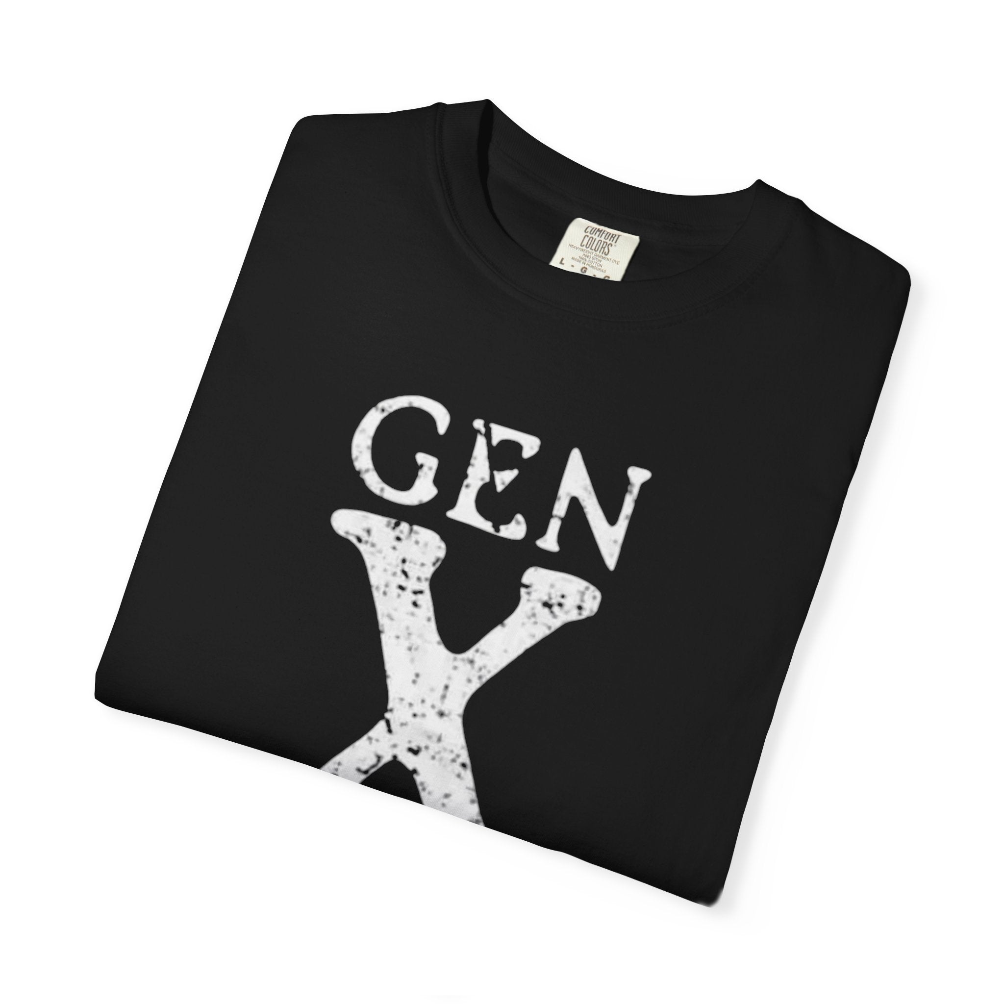 GEN X faded logo T-shirt | Vintage GenX graphic tee