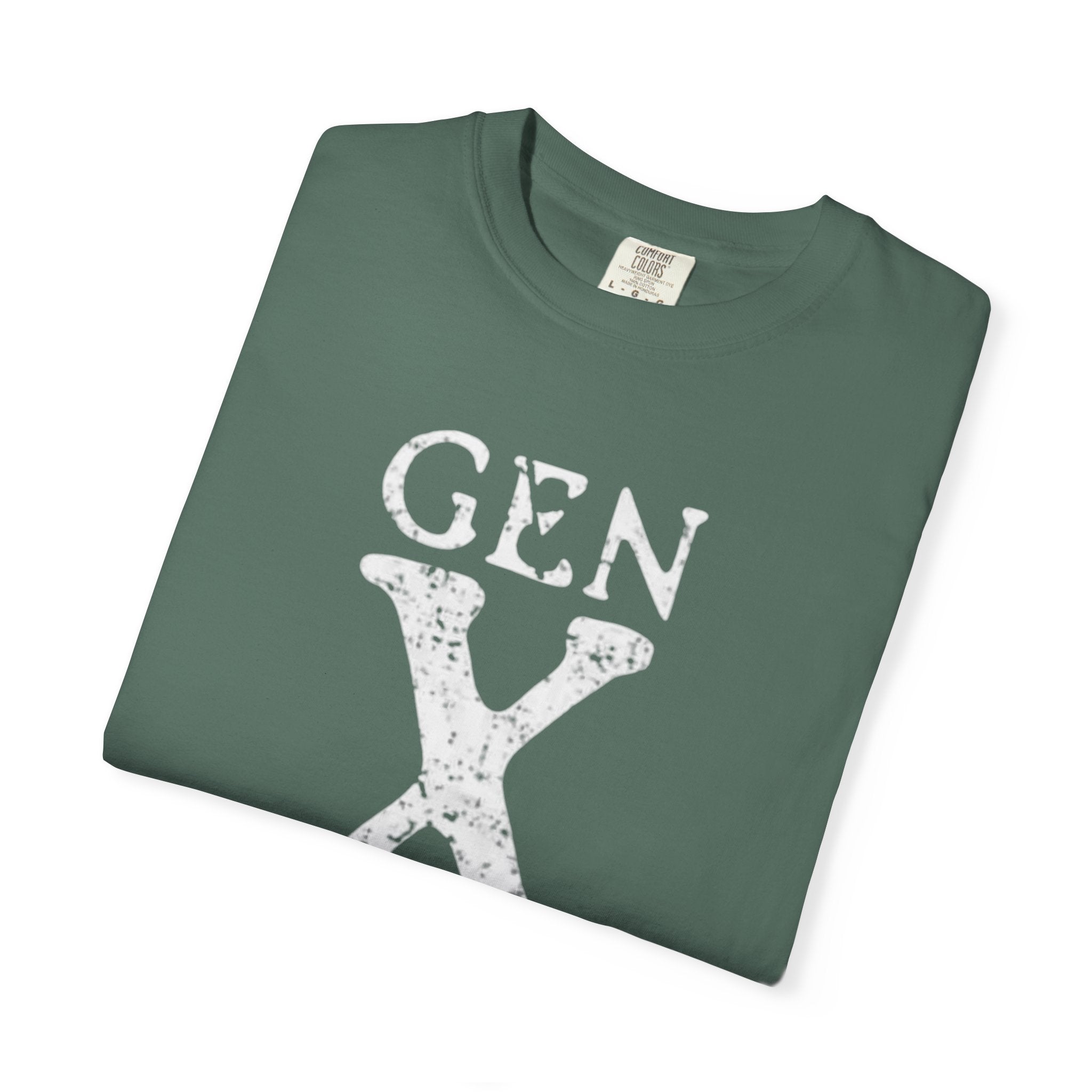 GEN X faded logo T-shirt | Vintage GenX graphic tee
