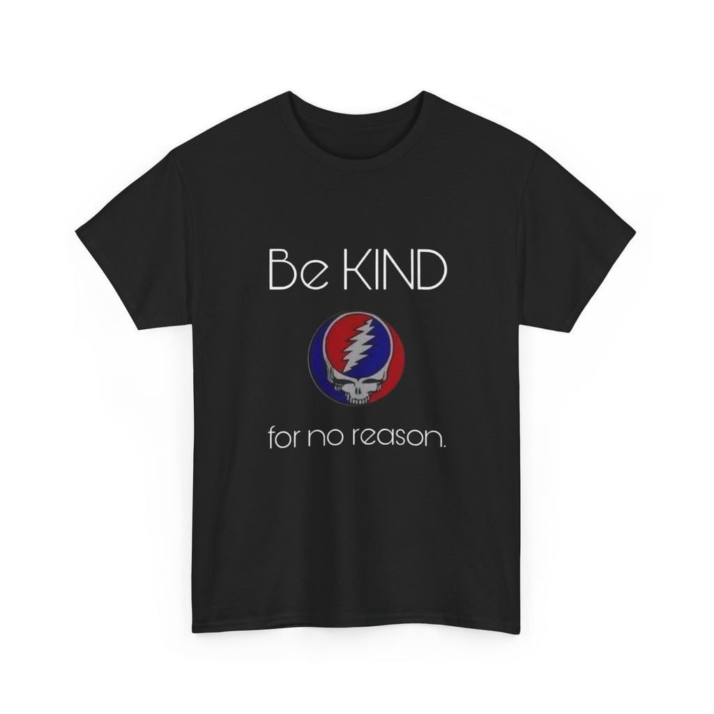 Grateful Dead Be Kind Unisex Heavy Cotton Tee, Steal Your Face Tshirt, Music Fan Gift, Vintage Band Shirt, Hippie Festival Outfit