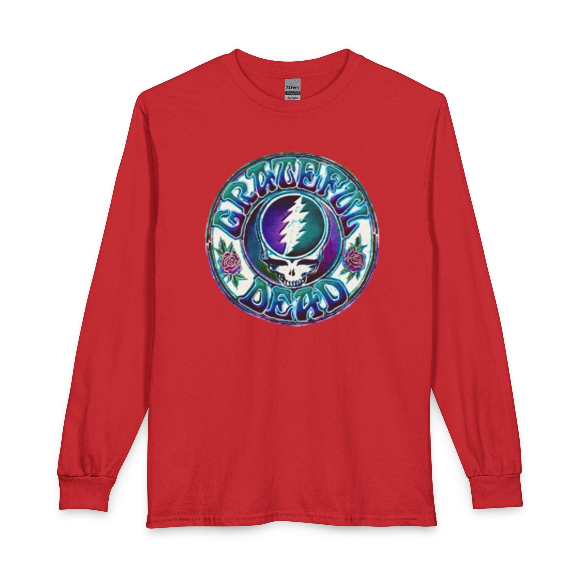 Grateful Dead Steal Your Face Logo Long Sleeve Tee | Psychedelic Band Shirt