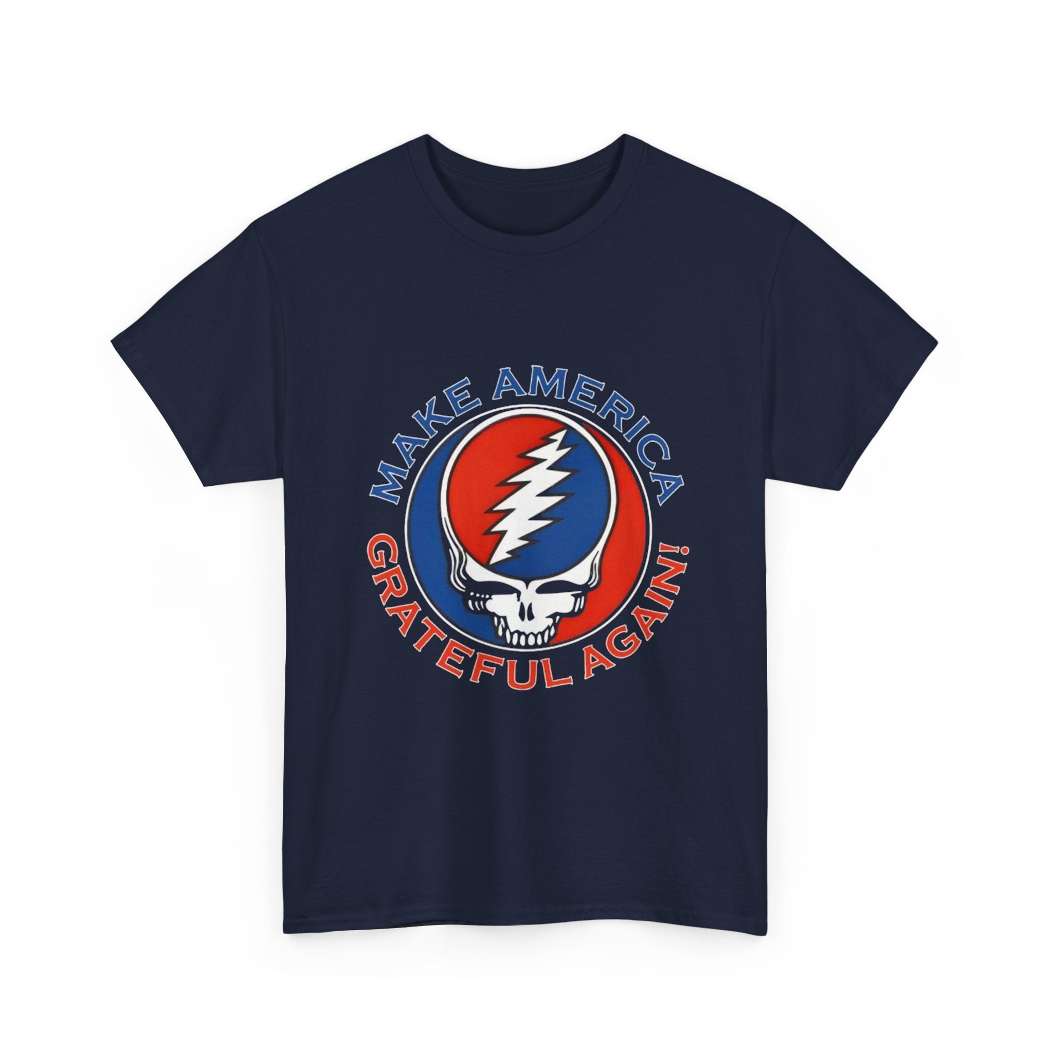 Grateful Dead Inspired Tee - Make America Grateful Again, Vintage Band T-Shirt, Unisex Graphic Tee, Festival Apparel, Music Lover Gift