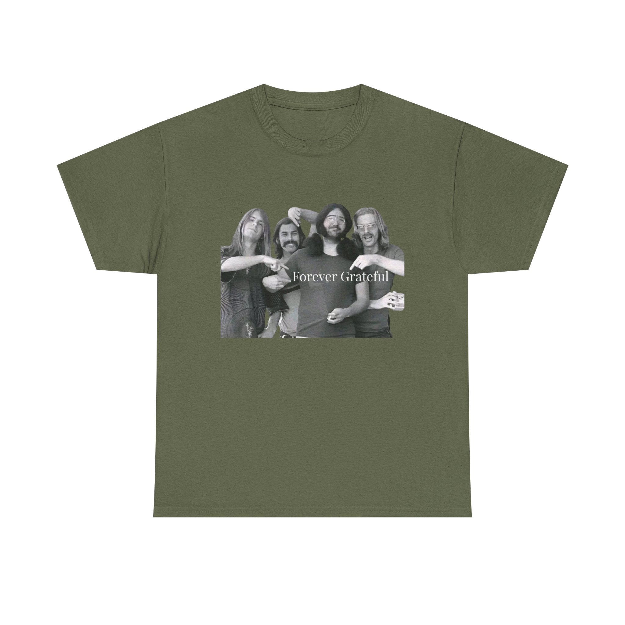 Forever Grateful band photo T-Shirt | Vintage Grateful Dead tee