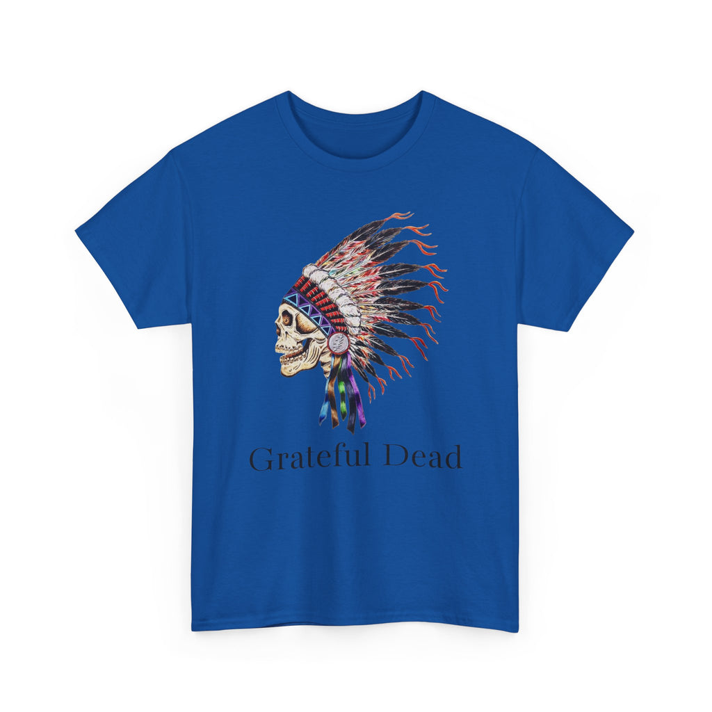 Grateful Dead Skull with Native Headdress T-Shirt | Band Tee