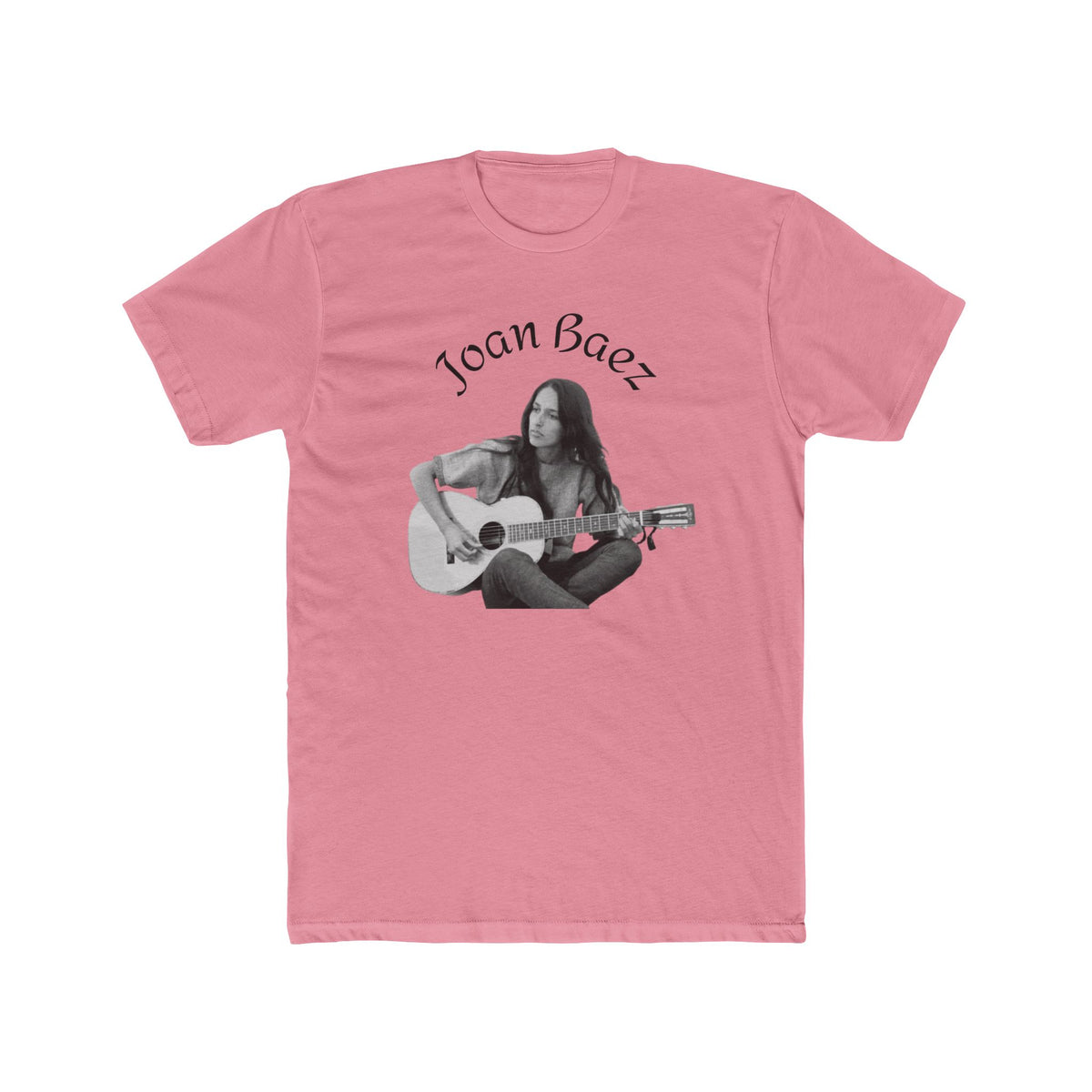 Joan Baez Acoustic Guitar Portrait Tee | Cotton Crew
